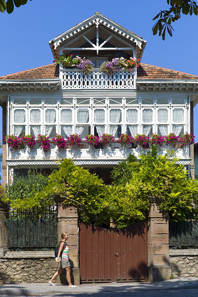 Meson La Corriente restaurant (Corriente House) at Comillas in Cantabria, Northern Spain