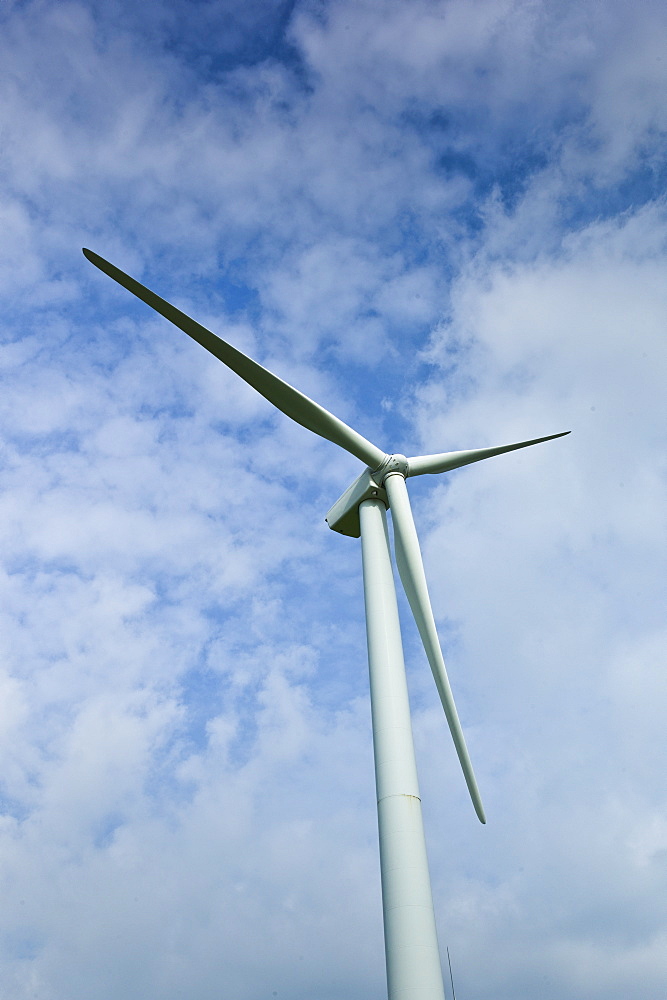 Wind turbine at Airtricity, Richfield Wind Farm at Kilmore, County Wexford, Southern Ireland