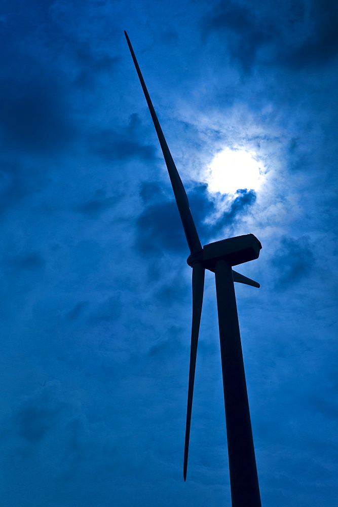 Wind turbine at Airtricity, Richfield Wind Farm at Kilmore, County Wexford, Ireland