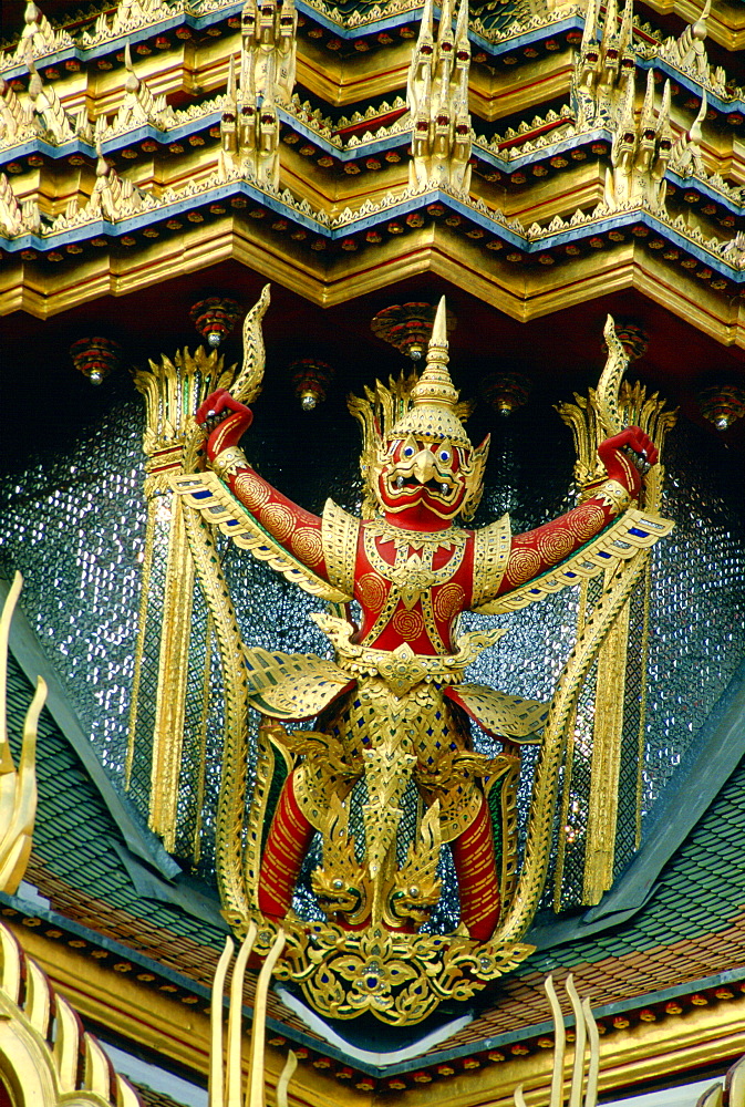 Detail of the Grand Palace, Bangkok, Thailand