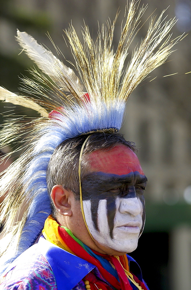 Tribes of  plains indians - Sioux, Dakota, Cree and Dene First Nation People, Wanuskewin Heritage Park, Saskatoon, Canada