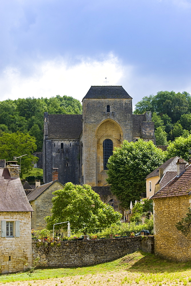 Traditional French buildings at St Amand de Coly, Dordogne, France