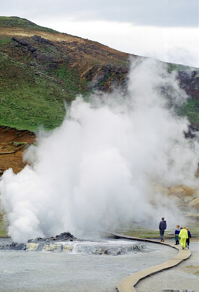 Hot geisers in Iceland