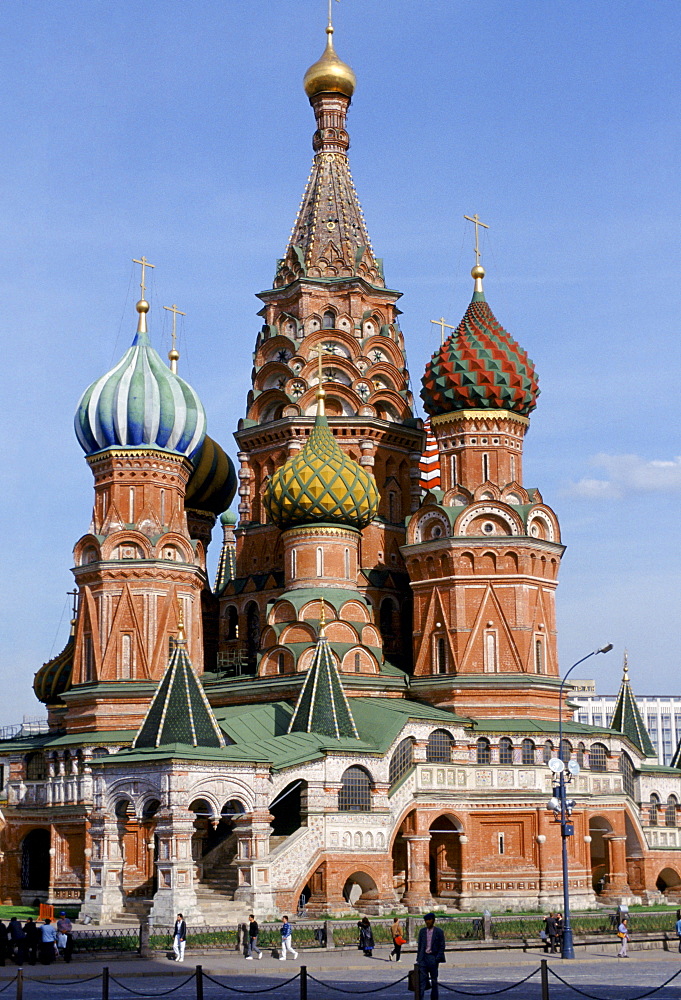 St Basil's Cathedral, 16th Century, at The Kremlin in Red Square, Moscow, Russia