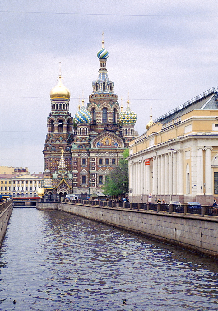 Canal in St Petersburg, Russia