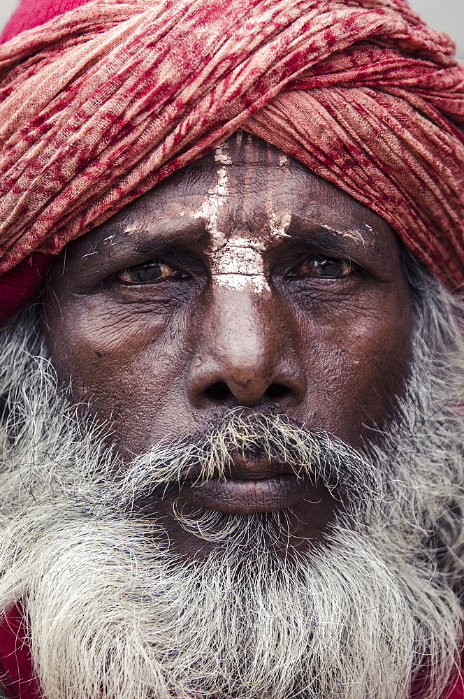 A local sadhu, Durbar Square, Kathmandu, Nepal, Asia