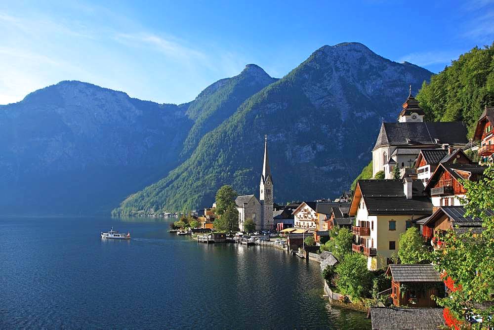 Austria, Salzkammergut, Hallstadt, UNESCO World Heritage Site