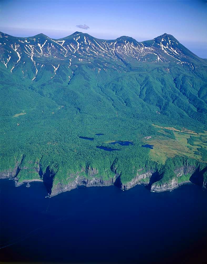 Utoro at Shiretoko Mountain Range, Hokkaido, Japan