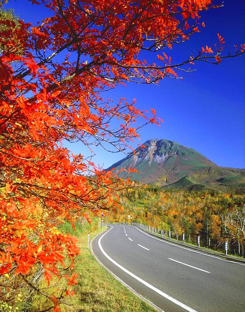 Mt. Rausu and Shiretoko Crossing, Hokkaido, Japan