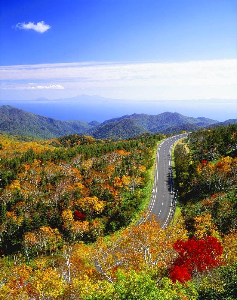 Shiretoko Crossing and Kunashiri Island, Hokkaido, Japan