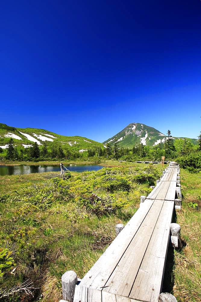 Rausu Lake, Hokkaido, Japan