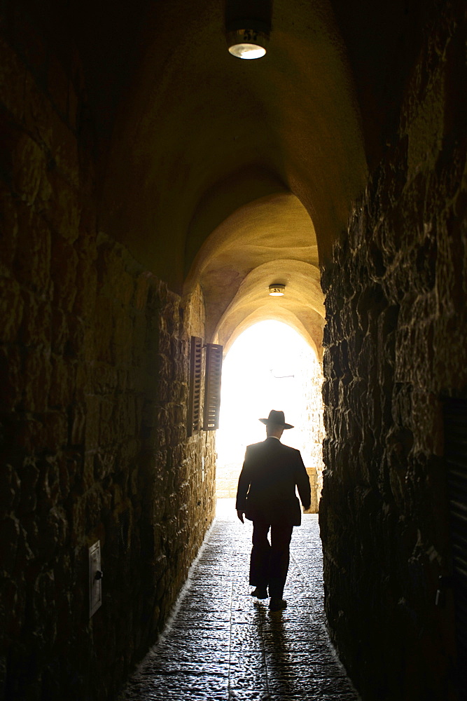 An alleyway in the Jewish quarter, Jerusalem, Israel