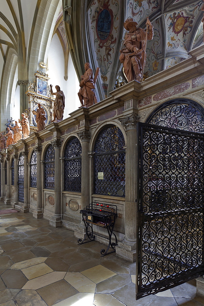 St. Ulrich's and St. Afra's Abbey in Augsburg, Bavaria, Germany