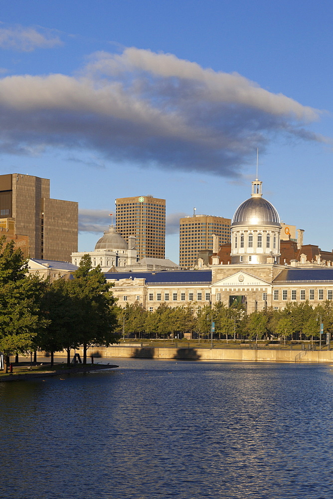 View of Parc du Bassin-Bonsecours, Montreal, Canada