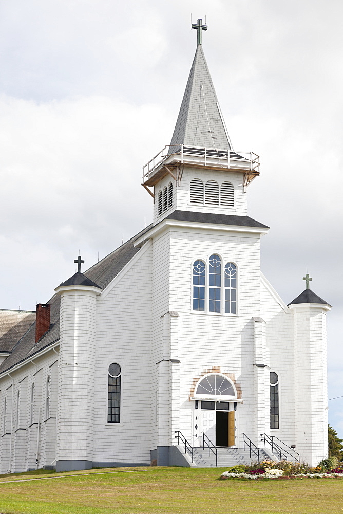 View of Church at Saint Peters Bay in Prince Edward Island, Canada