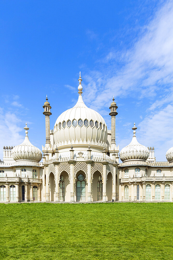 Brighton Pavilion, George IV's summer palace built in the early 19th century, Brighton, Sussex, England, United Kingdom, Europe