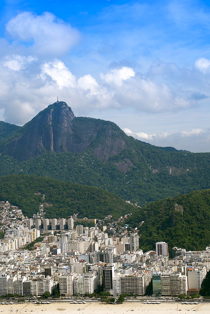 Ipanema and Corcovado, Rio de Janeiro, Brazil, South America