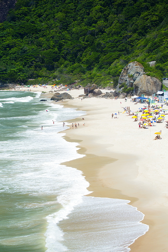 Prainha beach near the Olympic site in Barra da Tijuca (Recreio dos Bandeirantes), Rio de Janeiro, Brazil, South America