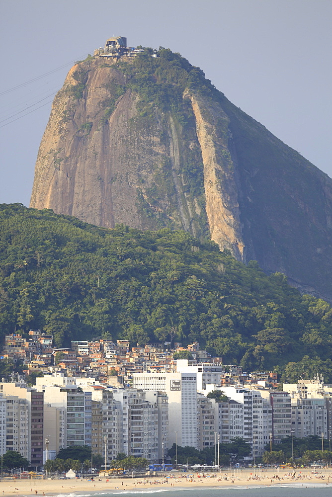 Leme Beach and Sugar Loaf mountain, Rio de Janeiro, Brazil, South America