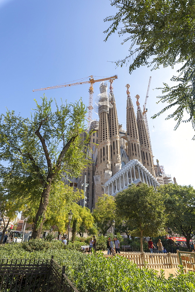 Sagrada Familia Cathedral, UNESCO World Heritage Site, Barcelona, Catalonia, Spain, Europe