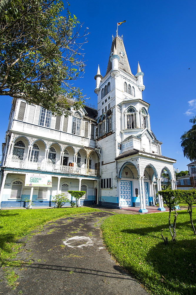 Historic Town Hall, Georgetown, Guyana, South America