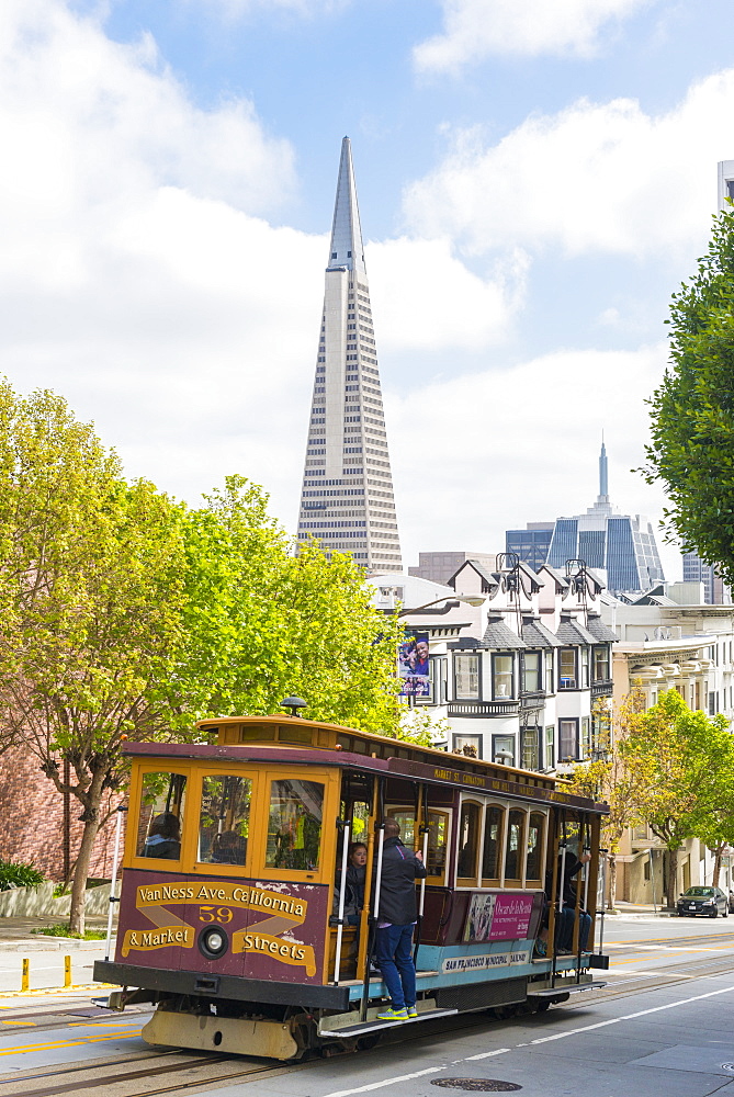 Trams (cable car), San Francisco, California, United States of America, North America