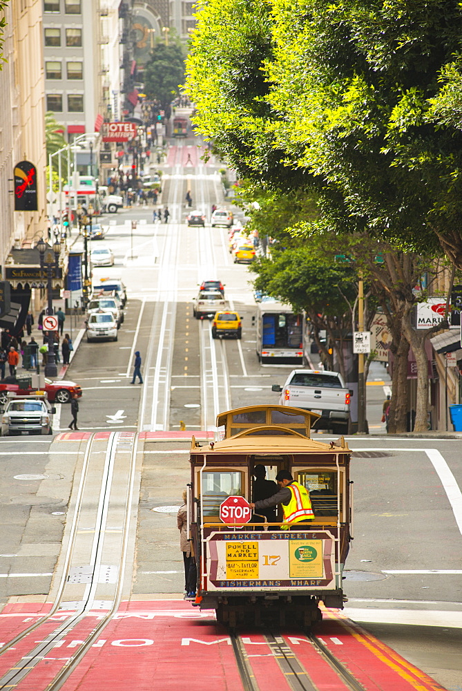 Trams (cable car), San Francisco, California, United States of America, North America