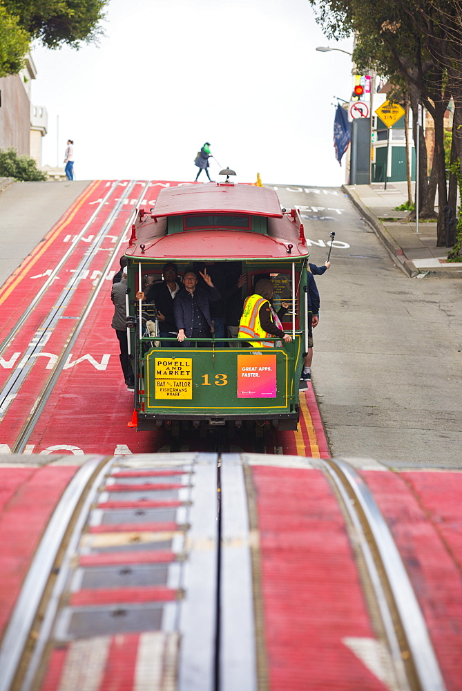 Trams (cable car), San Francisco, California, United States of America, North America