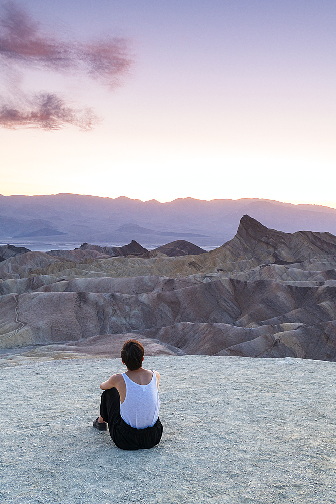 Zabriskie Point, Death Valley National Park, California, United States of America, North America