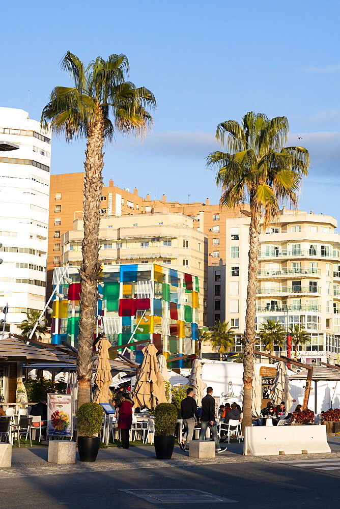 Centre Pompidou Museum, Malaga City, Costa Del Sol, Andalusia, Spain, Europe