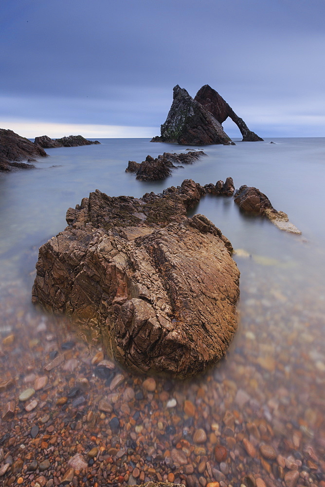 Bow Fiddle Rock, Portnockie, Moray, Scotland, United Kingdom, Europe