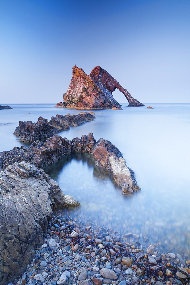 Bow Fiddle Rock, Moray Firth, Moray, Scotland, United Kingdom, Europe