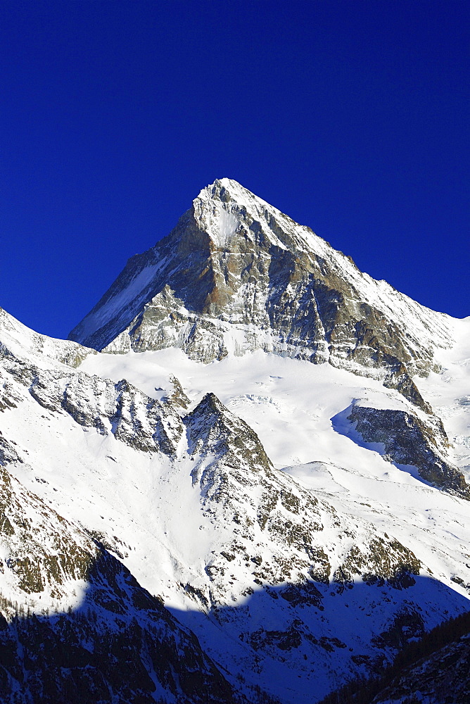 Swiss alps, walliser alps, mountains, view from the valley of arolla, wallis, vallais, switzerland