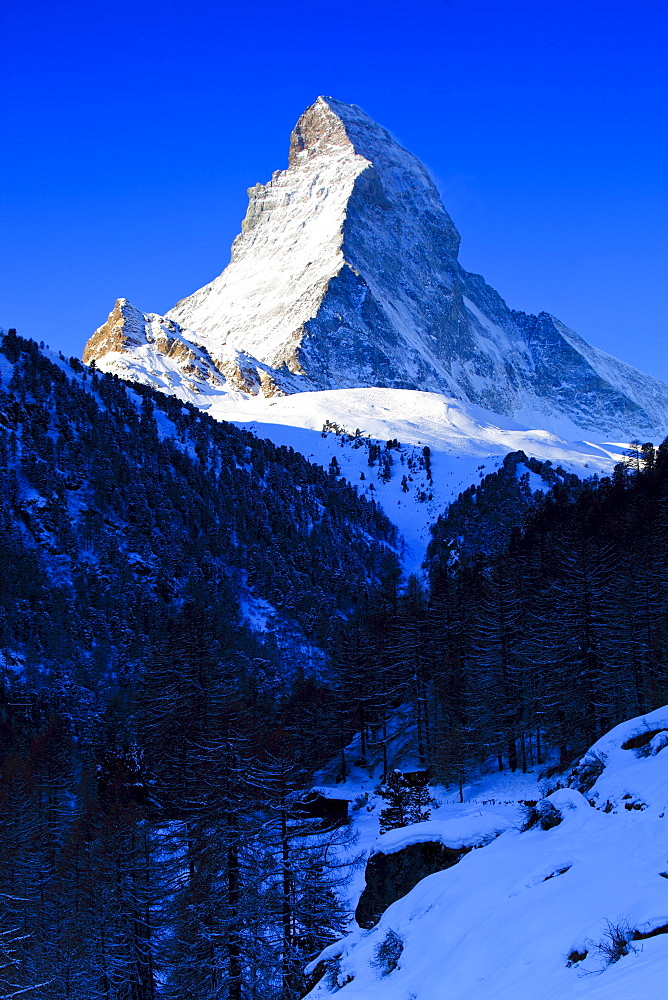 Matterhorn - 4478 m, Zermatt, Wallis, Schweiz