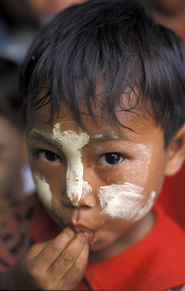 Thailand burmese refugee child at school, mae sot