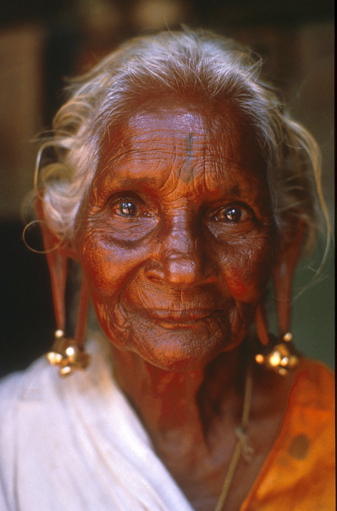 India - faces: christian woman of kerala