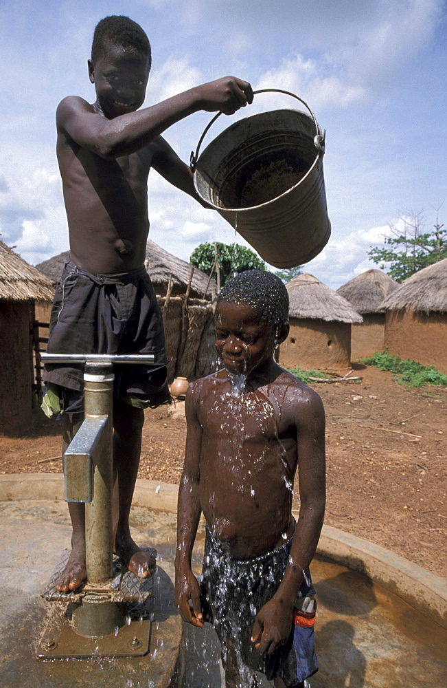 Ghana taking a bolgatanga