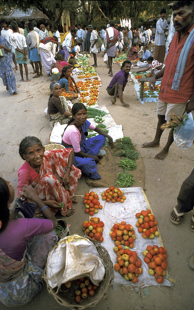 India village market mulbaghal, karnataka