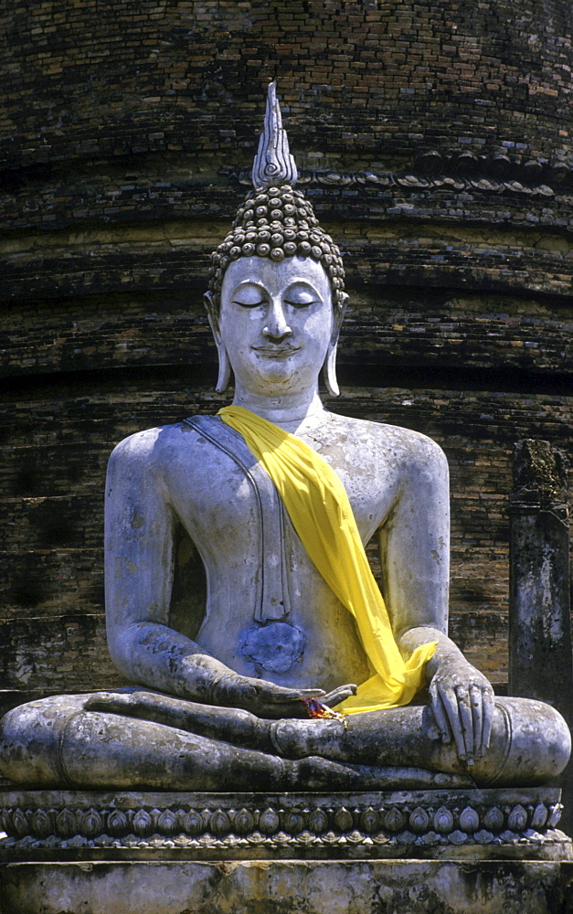 Buddha at sukhothai, thailand.