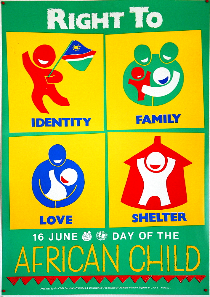 Namibia rights of african child poster