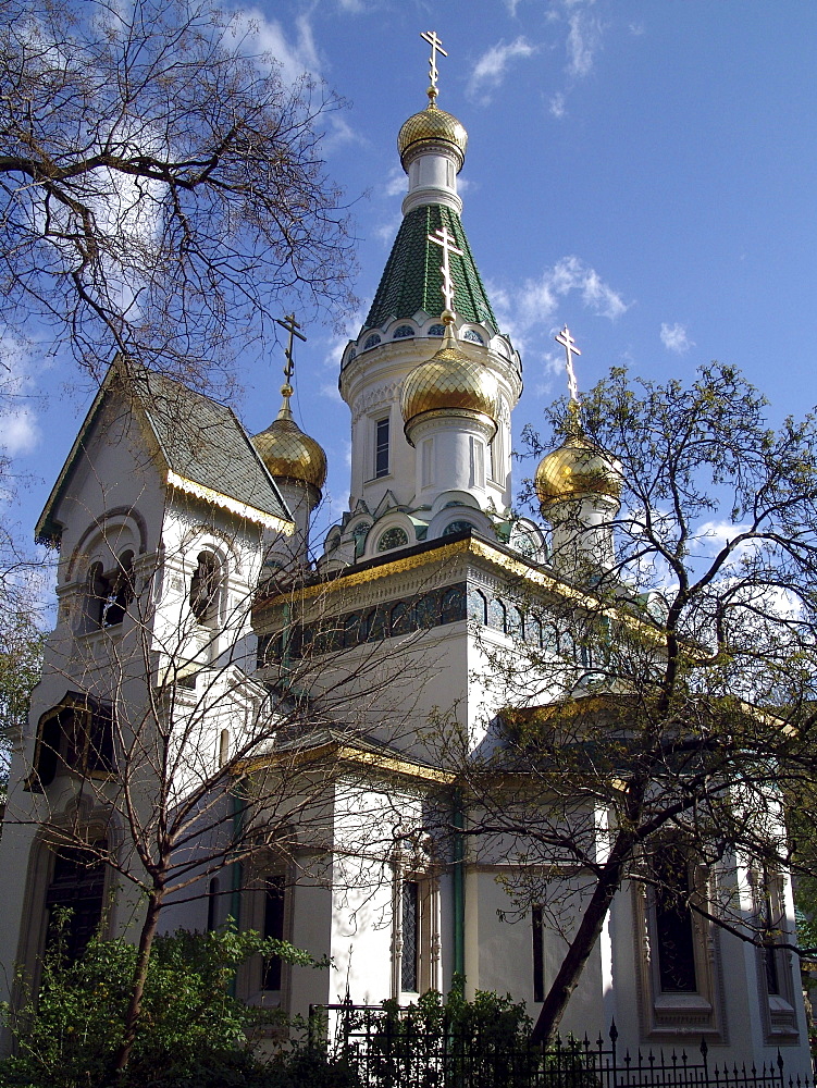 Religion, bulgaria. Saint nikolai russian orthodox church, sofia