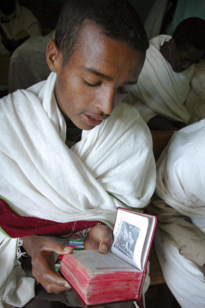 Religion, ethiopia. Orphan boys who are studying to be orthodox seminarians, ambo