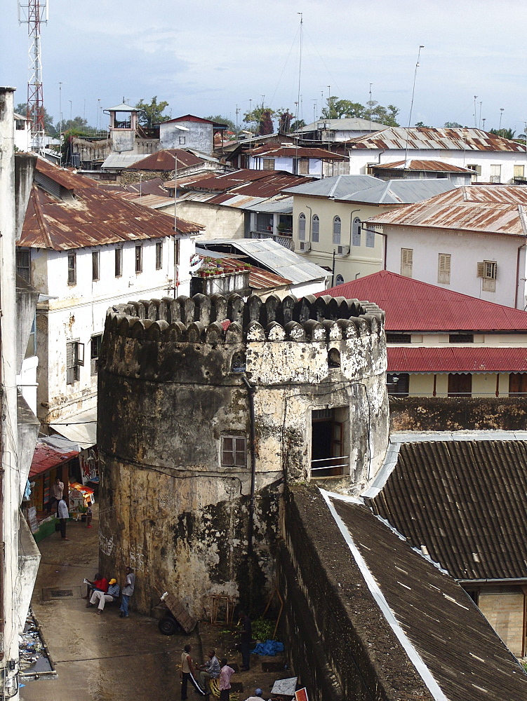 Tanzanian the fort. Stone town, zanzibar