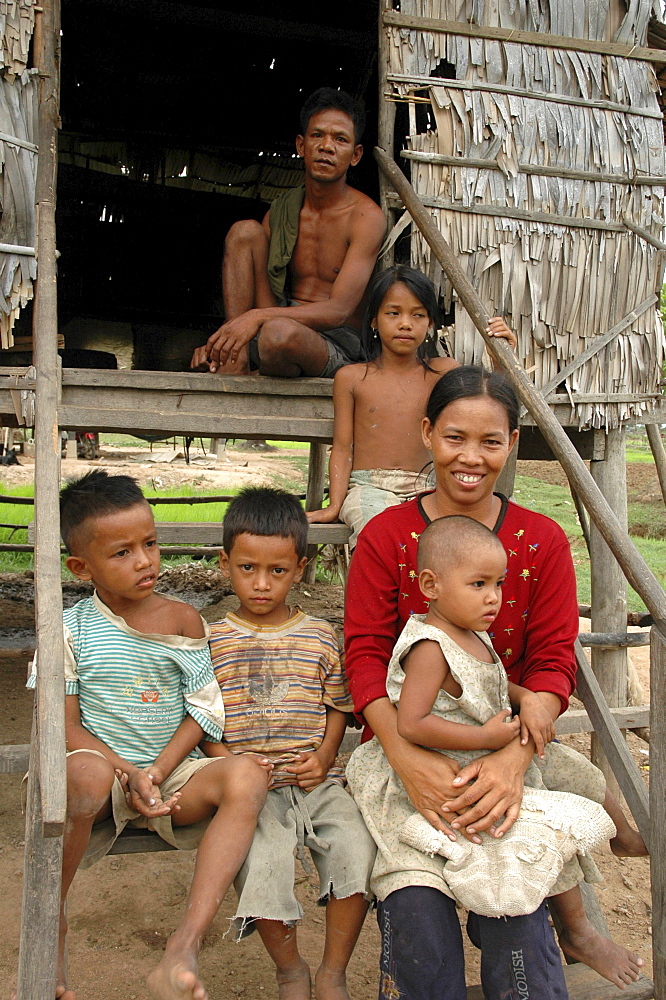 Cambodia family of kampong thom