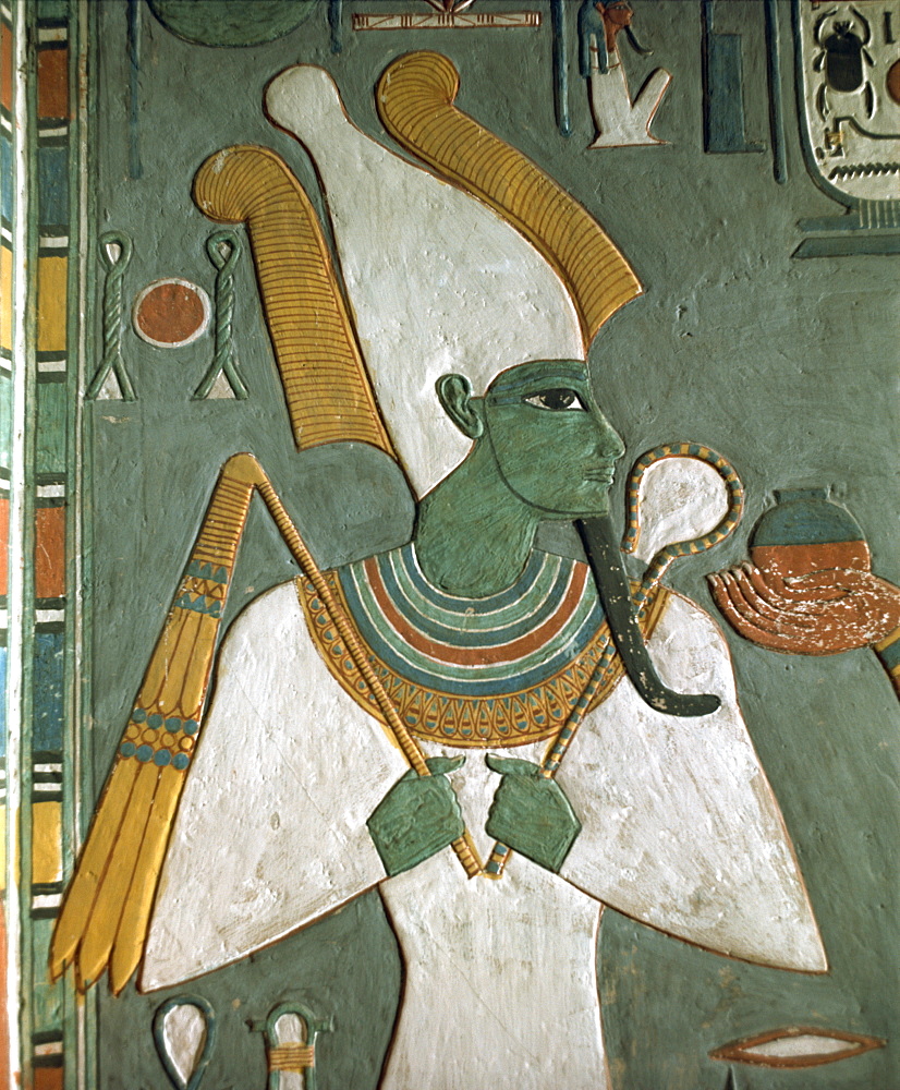 Detail from the Tomb of Horemheb, Valley of the Kings, Thebes, UNESCO World Heritage Site, Egypt, North Africa, Africa