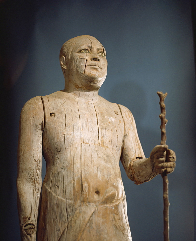 Statue of Ka-aper, Sheikh el Beled, Cairo Museum, Cairo, Egypt, North Africa, Africa