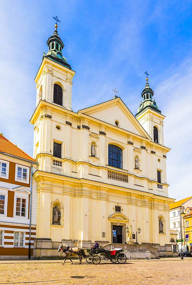 Church of the Holy Spirit, Old Town, UNESCO World Heritage Site, Warsaw, Poland, Europe