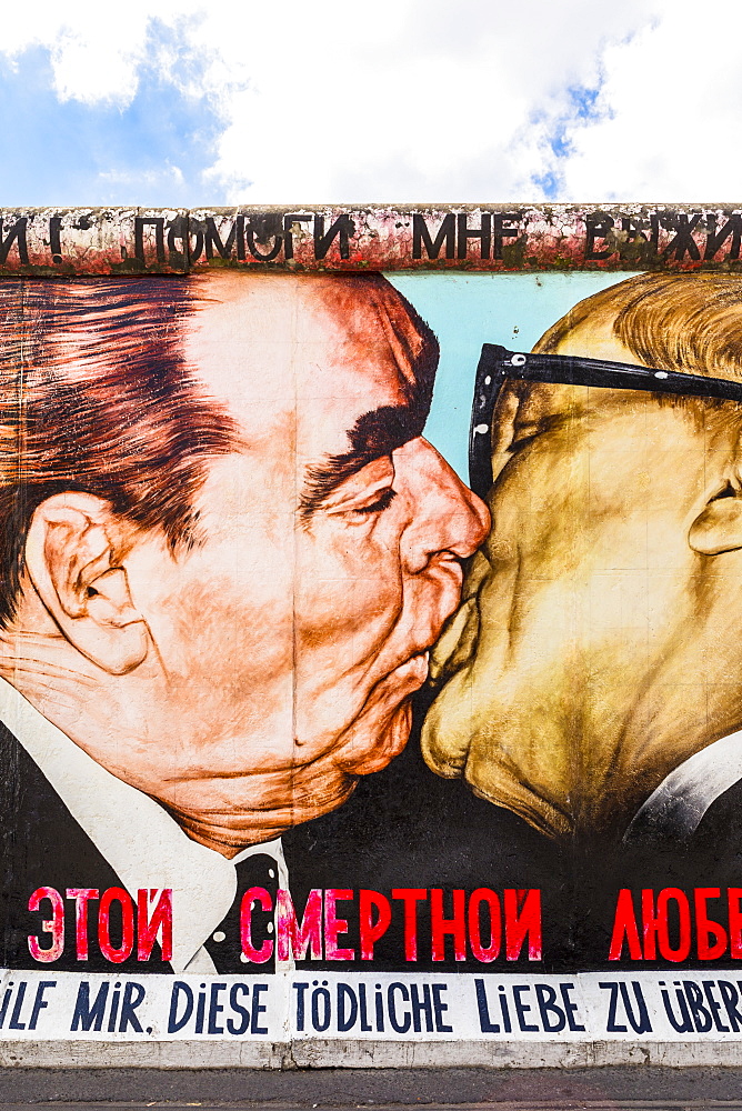 My God, Help Me to Survive This Deadly Love by Dmitri Vrubel on the Berlin Wall, Berlin, Germany, Europe