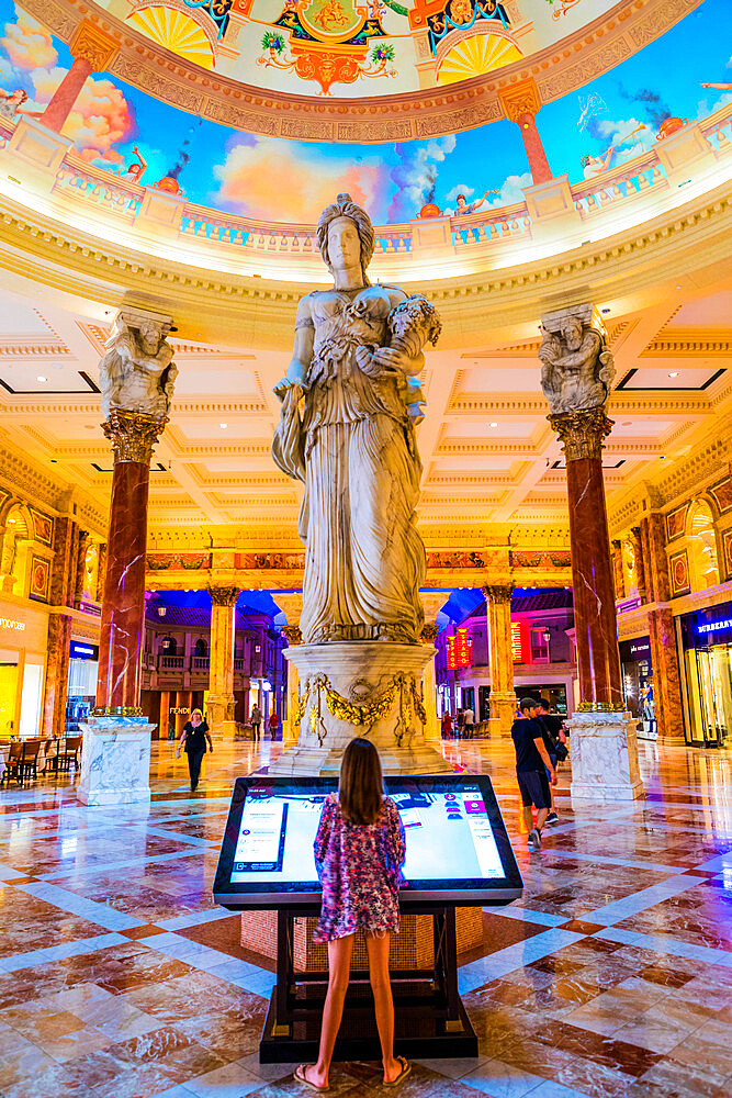 Interior of Caesars Palace Hotel and Casino, Las Vegas, Nevada, United States of America, North America