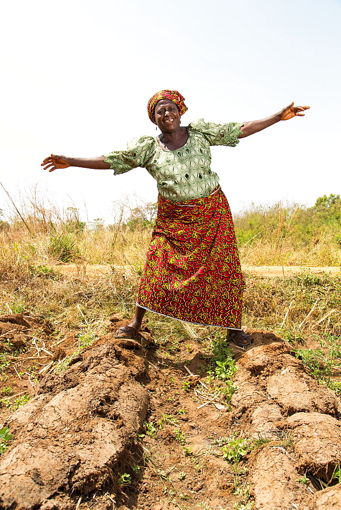 Naomi Mamman, chairman of Chena Bikun Women Farmers Co-operative, Madakiya, Nigeria, West Africa, Africa